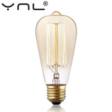 将图片加载到图库查看器,Retro Edison Bulb ST64 A19 T45 G80 G95 G125 Incandescent Light Bulb E27 220V 40W filament bulb lighting tubes Edison