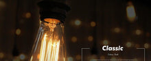 将图片加载到图库查看器,Retro Edison Bulb ST64 A19 T45 G80 G95 G125 Incandescent Light Bulb E27 220V 40W filament bulb lighting tubes Edison