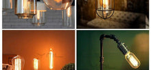 将图片加载到图库查看器,Retro Edison Bulb ST64 A19 T45 G80 G95 G125 Incandescent Light Bulb E27 220V 40W filament bulb lighting tubes Edison