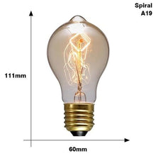 Load image into Gallery viewer, Retro Edison Light Bulb Vintage Edison Lamp Vintage Incandescent Edison Light Bulbs Edison Filament Light Bulb Dimmable Warm White Different Shape Light