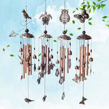Load image into Gallery viewer, Retro Metal Romantic Wind Catcher Animal Wind Chime Iron Art Wind Bell Tubes Aluminum Tubes Hanging Art Wind Bell Gift Hanging Pendant Ornament For Home Xmas Mom Gifts Festival Balcony Garden Decoration