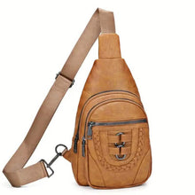 Load image into Gallery viewer, Retro PU Leather Crossbody Bag
