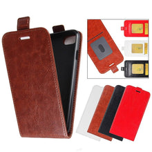 将图片加载到图库查看器,Retro PU Leather Shockproof Magnetic Wallet Flip Case Cover with Card Slot Holder for for iPhone Flip Leather Case for iPhone 12 Mini 6S 7 8+ 6 Plus Luxury Phone Cover for iPhone 11 Pro XR XS Max SE Flip Cases