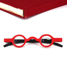 Load image into Gallery viewer, Retro Round Small Frame Reading Glasses Ultralight Clear Lens Presbyopic Glasses Eyewear Frame Unisex For Small Round Retro Reading Glasses For Mens And Womens