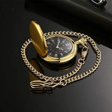 Load image into Gallery viewer, Retro Smooth Men Pocket Watch with Chain