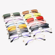 Load image into Gallery viewer, Retro Summer Rectangle Sunglasses For Women Glasses Style New Vintage Design Sun Glasses Metal Lightweight Frame Glasses For Women