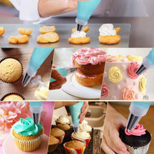 Load image into Gallery viewer, Reusable Cake Piping Bags and Tips Set