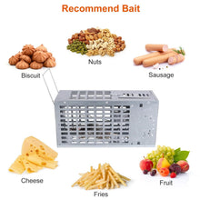 将图片加载到图库查看器,Reusable Metal Rat Cage Catch Release Continuous Capture