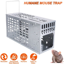 将图片加载到图库查看器,Reusable Metal Rat Cage Catch Release Continuous Capture