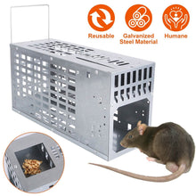 将图片加载到图库查看器,Reusable Metal Rat Cage Catch Release Continuous Capture