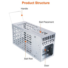 将图片加载到图库查看器,Reusable Metal Rat Cage Catch Release Continuous Capture