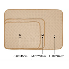 Load image into Gallery viewer, Reuseable Dog Pee Pads Dog Diapers Puppy Waterproof Mat For Pets - Washable Training Pads for Dogs Cats Rabbit