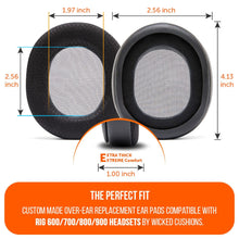 Load image into Gallery viewer, RIG 600, 700, 800 & 900 Series Earpads - WC FreeZe Cooling Gel