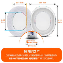 Load image into Gallery viewer, RIG 600, 700, 800 & 900 Series Earpads - WC FreeZe Cooling Gel