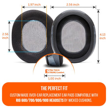 Load image into Gallery viewer, RIG 600, 700, 800 & 900 Series Earpads - WC FreeZe Cooling Gel