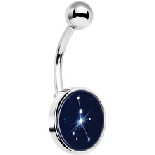 Load image into Gallery viewer, Zodiac Constellation Cancer Belly Ring
