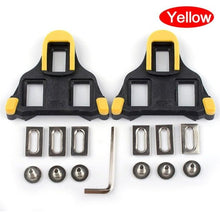 Load image into Gallery viewer, Road Bike Cycling Shoe Pedal Cleats Bicycle Accessories Road Bike Cleats For Cleats- Indoor Outdoor Spin Cycling Pedals Cleat & Bicycle Clips Set
