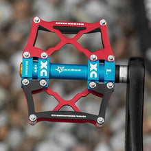 将图片加载到图库查看器,Road Bike Pedals Aluminum Alloy Anti-slip Bicycle Pedals Hollow-Carved Design Pedals Bicycle Accessories Mountain Bike Pedals Flat Bicycle Pedals Platform Cycling Sealed Bearing Aluminum Pedals For Mountain Bike