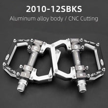 将图片加载到图库查看器,Road Bike Pedals Aluminum Alloy Anti-slip Bicycle Pedals Hollow-Carved Design Pedals Bicycle Accessories Mountain Bike Pedals Flat Bicycle Pedals Platform Cycling Sealed Bearing Aluminum Pedals For Mountain Bike