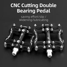 将图片加载到图库查看器,Road Bike Pedals Aluminum Alloy Anti-slip Bicycle Pedals Hollow-Carved Design Pedals Bicycle Accessories Mountain Bike Pedals Flat Bicycle Pedals Platform Cycling Sealed Bearing Aluminum Pedals For Mountain Bike
