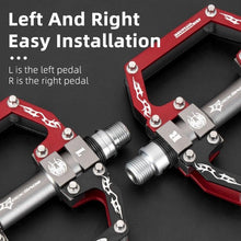 将图片加载到图库查看器,Road Bike Pedals Aluminum Alloy Anti-slip Bicycle Pedals Hollow-Carved Design Pedals Bicycle Accessories Mountain Bike Pedals Flat Bicycle Pedals Platform Cycling Sealed Bearing Aluminum Pedals For Mountain Bike