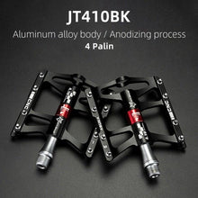 将图片加载到图库查看器,Road Bike Pedals Aluminum Alloy Anti-slip Bicycle Pedals Hollow-Carved Design Pedals Bicycle Accessories Mountain Bike Pedals Flat Bicycle Pedals Platform Cycling Sealed Bearing Aluminum Pedals For Mountain Bike