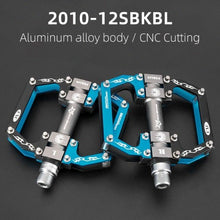 将图片加载到图库查看器,Road Bike Pedals Aluminum Alloy Anti-slip Bicycle Pedals Hollow-Carved Design Pedals Bicycle Accessories Mountain Bike Pedals Flat Bicycle Pedals Platform Cycling Sealed Bearing Aluminum Pedals For Mountain Bike