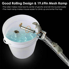 将图片加载到图库查看器,Roll Trap Log Rolling Mouse Catcher with 19.69" Mesh Ramp