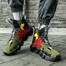 Load image into Gallery viewer, Roller Skating Sports Mens Sneakers Personality Running Shoes Thick Soled Casual Sneakers Increased Men Sneaker Walking Fashion Sneakers High Tops Casual Walking Shoes Sports Jogging Sneaker For Men