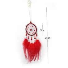 将图片加载到图库查看器,Romantic Dream Catcher Tree of Life Brown Native Handmade Traditional Dream Catcher Yin Yang 50" Long Home Decoration Feather Dream-catcher For Bedroom Wall Hanging Home Decor Wedding Party Blessing Gift
