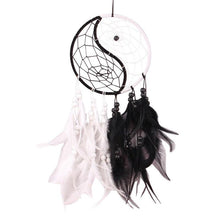 将图片加载到图库查看器,Romantic Dream Catcher Tree of Life Brown Native Handmade Traditional Dream Catcher Yin Yang 50" Long Home Decoration Feather Dream-catcher For Bedroom Wall Hanging Home Decor Wedding Party Blessing Gift