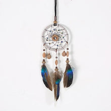 将图片加载到图库查看器,Romantic Dream Catcher Tree of Life Brown Native Handmade Traditional Dream Catcher Yin Yang 50" Long Home Decoration Feather Dream-catcher For Bedroom Wall Hanging Home Decor Wedding Party Blessing Gift