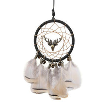 将图片加载到图库查看器,Romantic Dream Catcher Tree of Life Brown Native Handmade Traditional Dream Catcher Yin Yang 50" Long Home Decoration Feather Dream-catcher For Bedroom Wall Hanging Home Decor Wedding Party Blessing Gift
