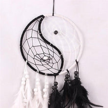 将图片加载到图库查看器,Romantic Dream Catcher Tree of Life Brown Native Handmade Traditional Dream Catcher Yin Yang 50" Long Home Decoration Feather Dream-catcher For Bedroom Wall Hanging Home Decor Wedding Party Blessing Gift
