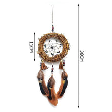 将图片加载到图库查看器,Romantic Dream Catcher Tree of Life Brown Native Handmade Traditional Dream Catcher Yin Yang 50" Long Home Decoration Feather Dream-catcher For Bedroom Wall Hanging Home Decor Wedding Party Blessing Gift