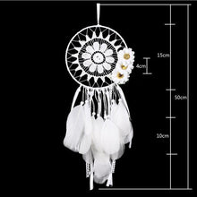 将图片加载到图库查看器,Romantic Dream Catcher Tree of Life Brown Native Handmade Traditional Dream Catcher Yin Yang 50" Long Home Decoration Feather Dream-catcher For Bedroom Wall Hanging Home Decor Wedding Party Blessing Gift