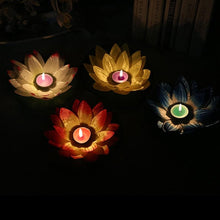 Load image into Gallery viewer, Romantic Lotus Lamps Wishing Water Floating Candle Light Birthday Wedding Party Decoration Lotus LED Candle Floating Candle Lights Up When It Meets Water Battery Powered Flameless Candle Light Waterproof Night Light For Festival Wedding Home Garden Pond