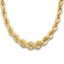 Load image into Gallery viewer, Rope Chain in Yellow Gold - 10mm
