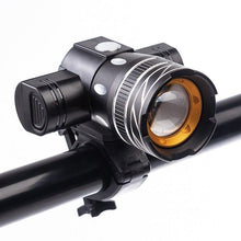 Load image into Gallery viewer, Rotatable Bicycle Light 800 Lumen Led Bike Headlight Zoom USB Rechargeable Aluminum Alloy Bike Lights Front And Back Powerful USB Rechargeable Bicycle Light Waterproof Bike Headlight Taillight 5000mAh