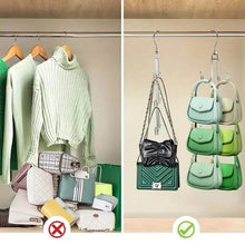 将图片加载到图库查看器,Rotatable Metal Purse Hanger Organizer