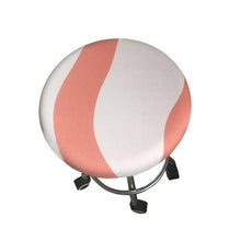 将图片加载到图库查看器,Round Chair Cover Bar Stool Cover Elastic Seat Cover Home Chair Slipcover Round Chair Bar Stool Floral Printed Padded Round Bar Stool Cover Cushion With Elastic Fabric Round Chair Seat Cushion For Wooden Metal Stools 30-40cm