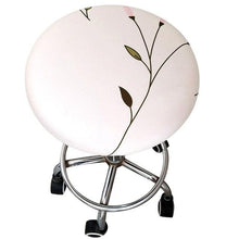 将图片加载到图库查看器,Round Chair Cover Bar Stool Cover Elastic Seat Cover Home Chair Slipcover Round Chair Bar Stool Floral Printed Padded Round Bar Stool Cover Cushion With Elastic Fabric Round Chair Seat Cushion For Wooden Metal Stools 30-40cm