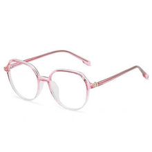 将图片加载到图库查看器,Round Frames Anti-Blue Light Optical Frame Glasses Eyewear Reading Glasses Blue Light Blocking Glasses Women And Men Retro Half Frame Anti Eyestrain Computer Gaming Glasses