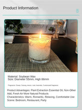 将图片加载到图库查看器,Round Scented Candle Aromatherapy Candle With Essential Oil For Stress Relief Smoke-Free Strong Fragrance Long Lasting Candles For Bath Home Women Creative Holiday Gift Box Set Soy Wax Household Scented Candle