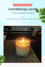 将图片加载到图库查看器,Round Scented Candle Aromatherapy Candle With Essential Oil For Stress Relief Smoke-Free Strong Fragrance Long Lasting Candles For Bath Home Women Creative Holiday Gift Box Set Soy Wax Household Scented Candle
