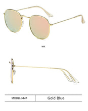 将图片加载到图库查看器,Round Style New Oval And Retro Shape Sunglasses For Women New Elegant Design Eyewear For Women Men Small & New Round Glasses For Men & Women