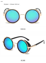 Load image into Gallery viewer, Round Vintage Sunglasses Retro Eyewear Style Sunglasses For Women New Retro Shape Coating Sunglasses For Men New Round Shape Sunglasses & Classic Design Sunglasses