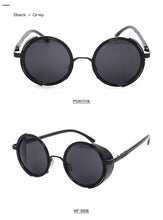 Load image into Gallery viewer, Round Vintage Sunglasses Retro Eyewear Style Sunglasses For Women New Retro Shape Coating Sunglasses For Men New Round Shape Sunglasses & Classic Design Sunglasses