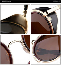 Load image into Gallery viewer, Round Vintage Sunglasses Retro Eyewear Style Sunglasses For Women New Retro Shape Coating Sunglasses For Men New Round Shape Sunglasses & Classic Design Sunglasses
