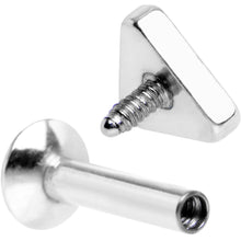 Load image into Gallery viewer, 1/4 Triangle Internally Threaded Daith Cartilage Tragus